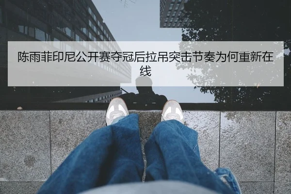 陈雨菲印尼公开赛夺冠后拉吊突击节奏为何重新在线